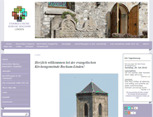 Tablet Screenshot of linden.kirchenkreis-bochum.de